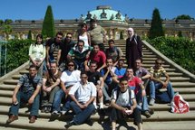 Studenten der Deutsch-jordanischen Universität zu Besuch im Schloss Sanssouci bei Potsdam; Foto: &amp;copy German Jordanian University