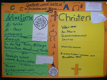 Plakat von Schülern und Schülerinnen der Erlanger Grundschule Brucker Lache; Foto: Christiane Hawranek