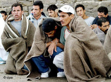 Flüchtlinge aus Marokko; Foto: dpa
