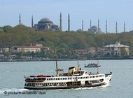 Blick über den Bosporus; Foto: dpa