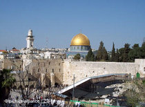 Blick auf den Tempelberg in Jerusalem; Foto: dpa