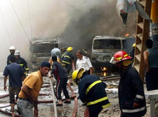 Anschlag auf einen Markt in Bagdad; Foto: AP