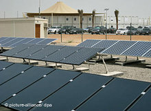 Milliardäre bauen in Abu Dhabi das Silicon Valley der Solarbranche; Foto: dpa