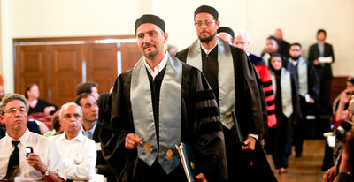 Dr. Hatem Bazian und Imam Zaid Shakir; Foto: Christina Hernandez