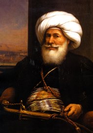 Ein von Auguste Couder 1840 gemaltes Portrait von Muhammad Ali ; Foto: Wikipedia