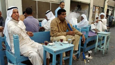 Wasserpfeife-Cafe in Bahrain; Foto: dpa
