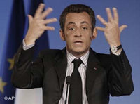 France's President Nicolas Sarkozy (photo: AP)