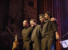 Norbert Rodenkirchen, Albrecht Maurer, Saad Thamir, Bassem Hawar (v.l.n.r.); Foto: &amp;copy Christoph Sebastian
