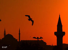Sonnenuntergang in Istanbul; Foto: AP