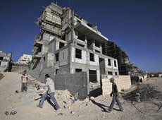 Siedlungsbau im Westjordanland; Foto: AP