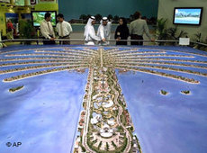 Planungen einer künstlichen Inseltwelt in Dubai; Foto: AP