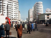 Moderne Hochhäuser in der Hafenstadt Casablanca; Foto: dpa