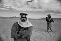Irakischer Darsteller in Medina Wasl, Trainingscamp der US-Armee in der kalifornischen Mojave-Wüste; Foto: Tony Gerber