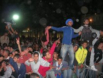 Besucher beim Gnawa-Festival in Essaouira; Foto: Daniel Siebert