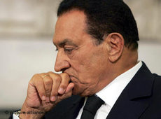 حسني مبارك.الصورة:د ب أ
