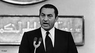 مبارك أثناء توليه الحكم سنة 1981، الصورة د ب أ