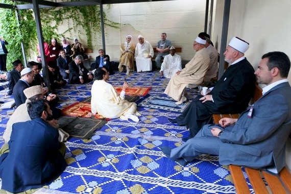 Muslime beim internationalen Friedenstreffen; Foto: © Erzbistum München