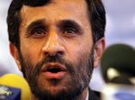 الرئيس الإيراني أحمدي نجاد، الصورة: أ ب