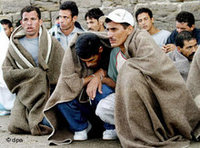 لاجئون من المغرب. صورة: د ب أ