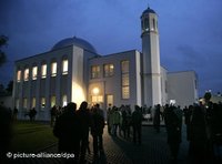 مسجد الأحمدية في ألمانيا، الصورة: د.ب.ا 