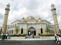 أحد المساجد في ميشيغان، الصورة: د.ب.ا 
