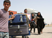 لاجئون أفغان، الصورة: مارتين غيرنر