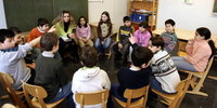 تدريس  الإسلام في احدى مدارس هامبورغ، الصورة د.ب.ا
