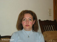 السيدة عفت أبو حمدان، الصورة منى النجار 