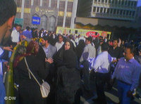 متظاهرات إيرانيات في شوارع طهران، الصورة: دويتشه فيله 