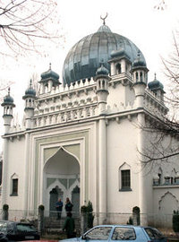 أقدم مسجد في برلين، عام 1920، الصورة: دويتشه فيله
