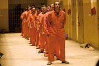 أحد مشاهد الفيلم التي تجسد السجناء في سجن أبو غريب،الصورة: برليناله