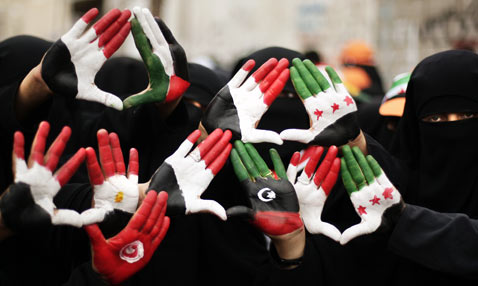 15. Hände der Freiheit für die arabische Welt