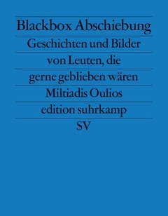 Buchcover Blackbox Abschiebung im Suhrkamp-Verlag
