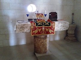 Altar der Kirche in Kafro; Foto: Ekrem Eddy Güzeldere