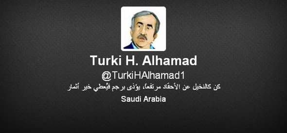 Turki al-Hamads Twitter-Account