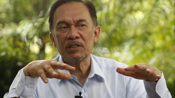 Anwar Ibrahim; Foto: dapd