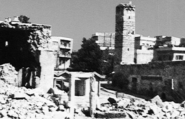 Zerstörungen in Hama 1982, Foto: Wikipedia