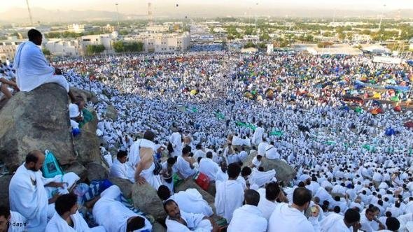 Muslimische Pilger in Mekka; Foto:Hassan Ammar/AP/dapd
