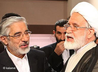 Mir Hossein Mussawi und Mehdi Karroubi; Foto: Kaleme