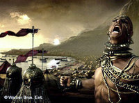 Persia's Emperor Xerxes (photo: Warner Brothers 2006)