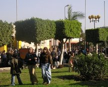 The exhibition grounds of the Cairo book fair (photo: Mona Naggar)
