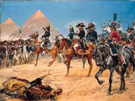 Gemälde von Richard Caton Woodville: Bonaparte in Ägypten
