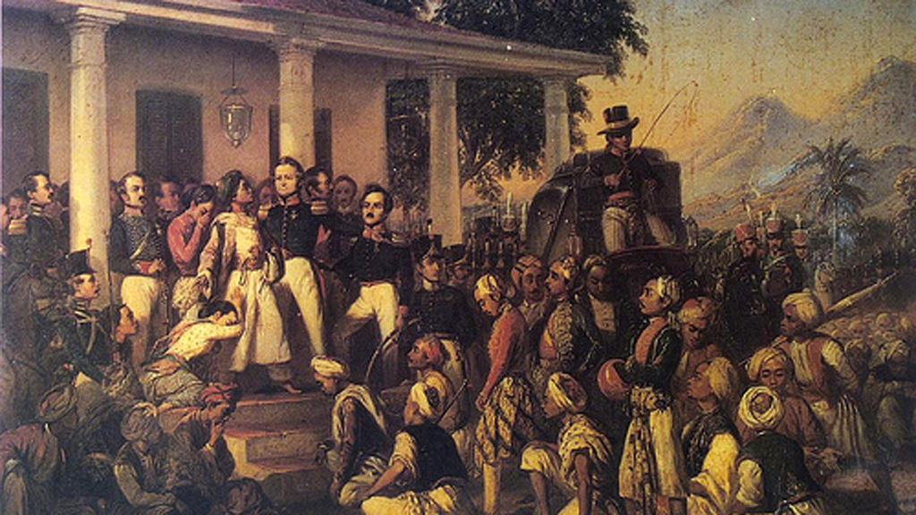 The arrest of Prince Diponegoro (image: © in the public domain)