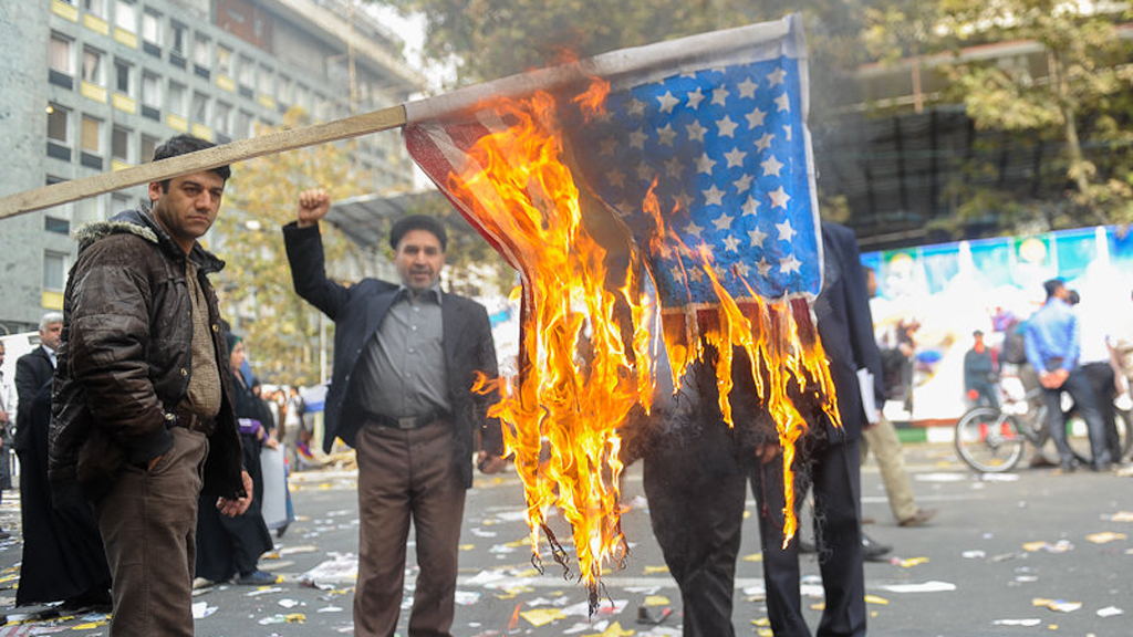 Anti-amerikanische Demo am 4.11.2013 in der Innenstadt von Teheran; Foto: ISNA
