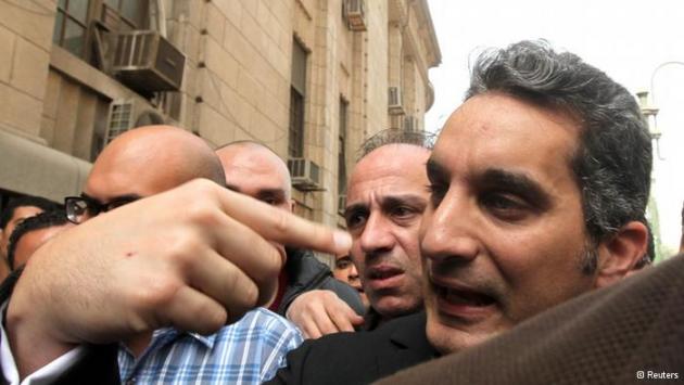Bassem Youssef in Cairo (photo: Reuters)
