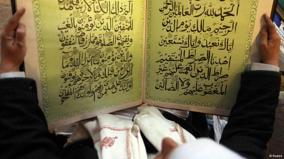 Koran-Lektüre in einer Mosche. Foto: Reuters 