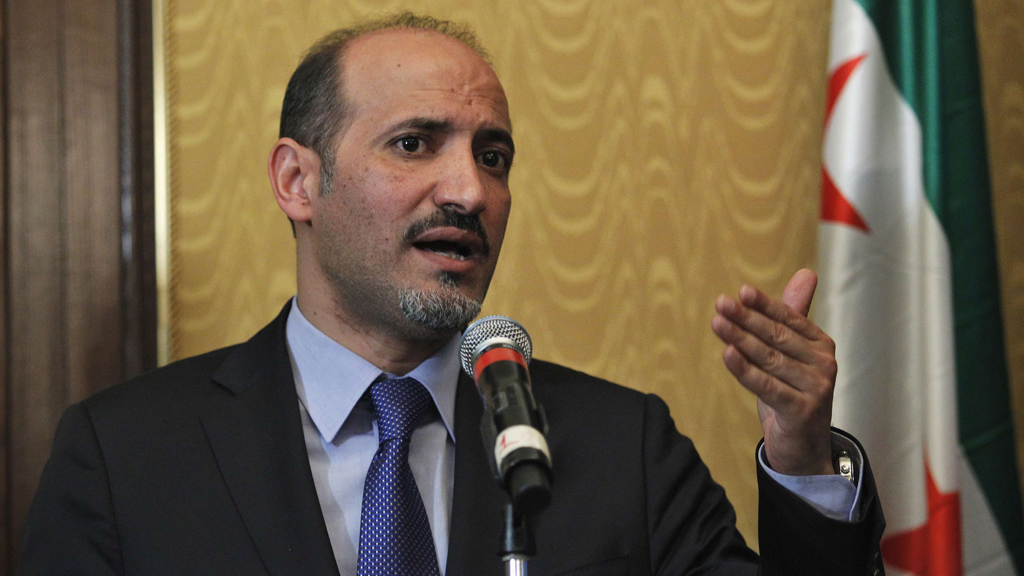 Chef der Syrischen Nationalkoalition, Ahmad Dscharba, Foto: Reuters
