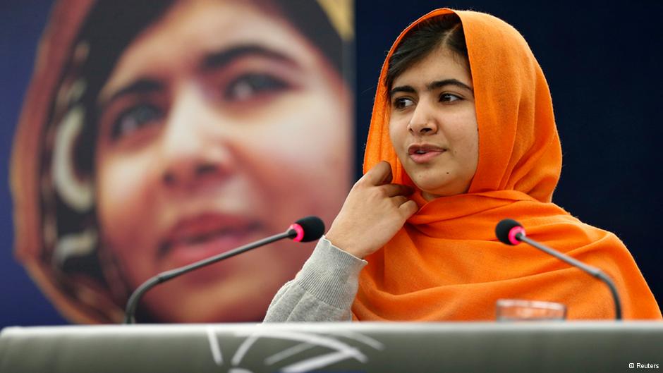 Malala spricht vor dem Europaparlament in Straßburg, Sacharow Preis 2013, Foto: REUTERS/Vincent Kessler
