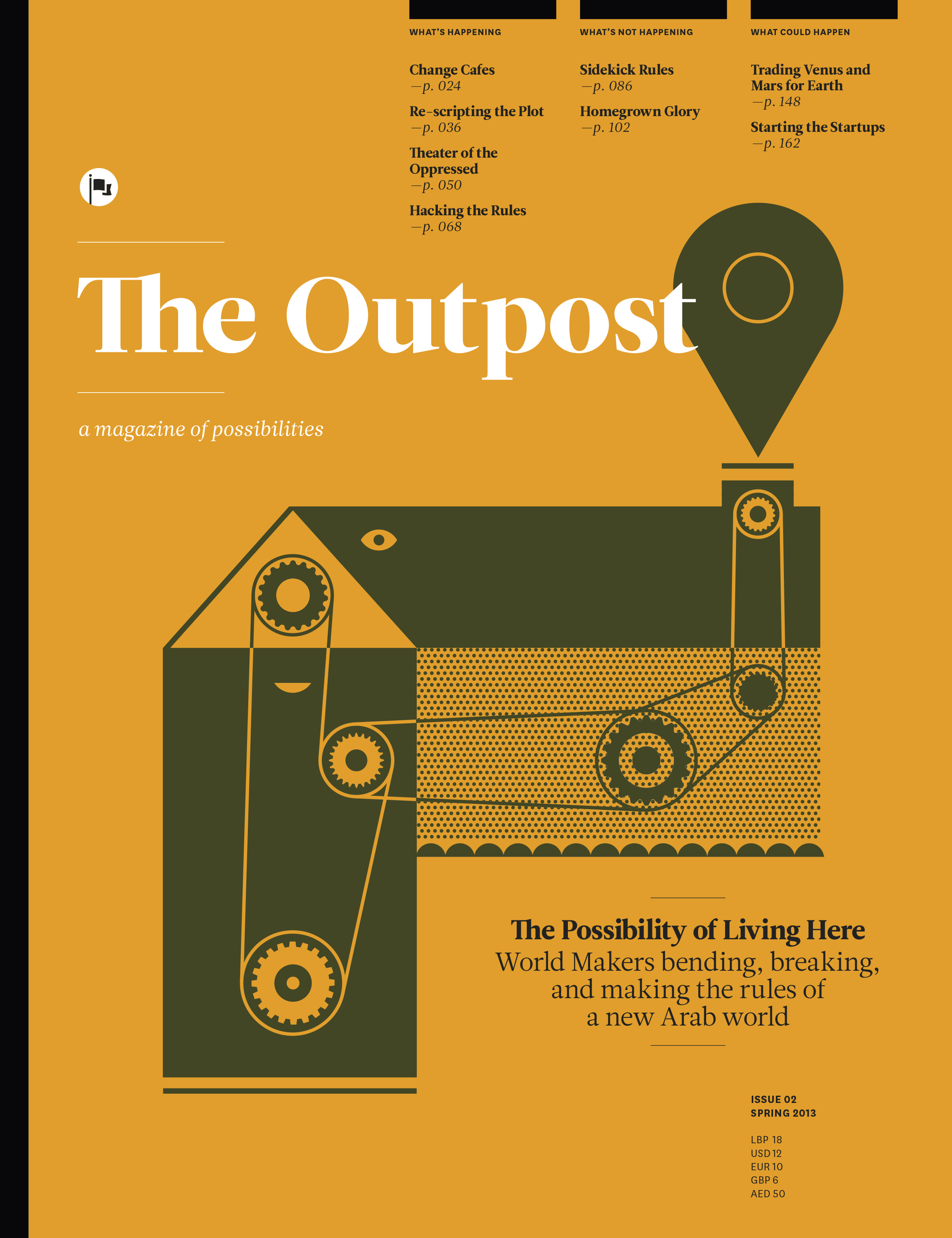 Cover der zweiten Ausgabe von "The Outpost"