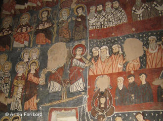 Fresken im Kloster Deir Mar Musa; Foto: Arian Fariborz